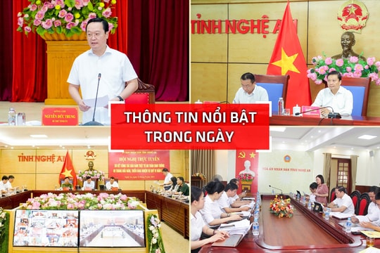 Nghệ An: Thông tin nổi bật ngày 23/9
