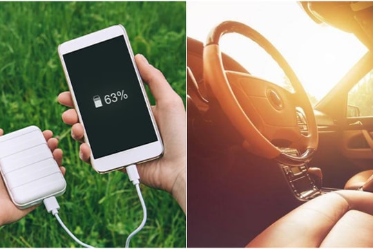 Liệu có an toàn khi để pin dự phòng trong xe ô tô khi trời nắng nóng?