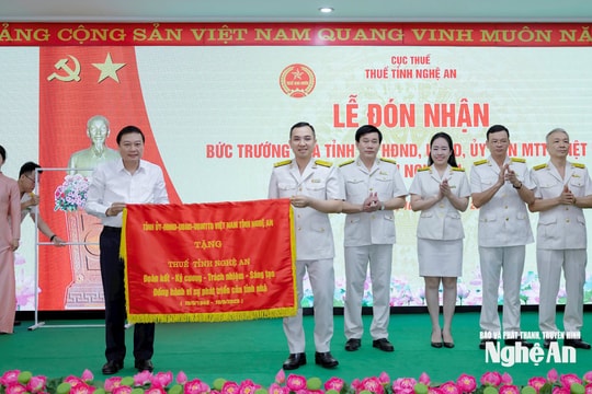Ngành Thuế Nghệ An góp phần tạo đà vững vàng cho nhiệm kỳ mới