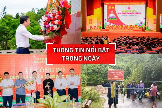 Nghệ An: Thông tin nổi bật ngày 25/9