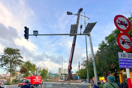 Chấm dứt ùn tắc nút giao Lý Thường Kiệt – Lê Lợi: Lắp đèn giao thông, hoàn thành cuối tháng 9