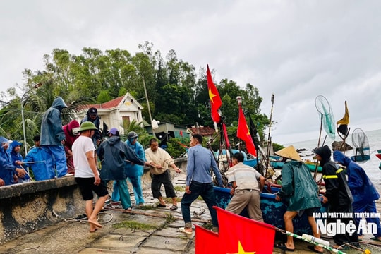 Nghệ An căng mình ứng phó bão số 10 với tinh thần “chủ động – khẩn trương – quyết liệt”