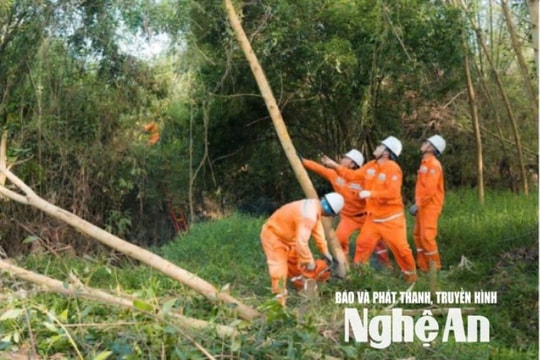 Công ty Điện lực Nghệ An khẩn trương triển khai các phương án ứng phó bão số 10