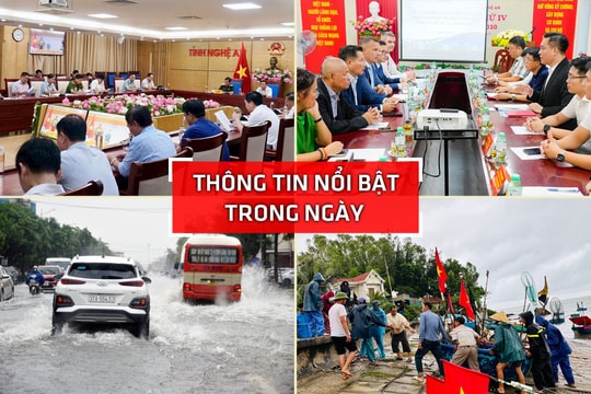 Nghệ An: Thông tin nổi bật ngày 27/9