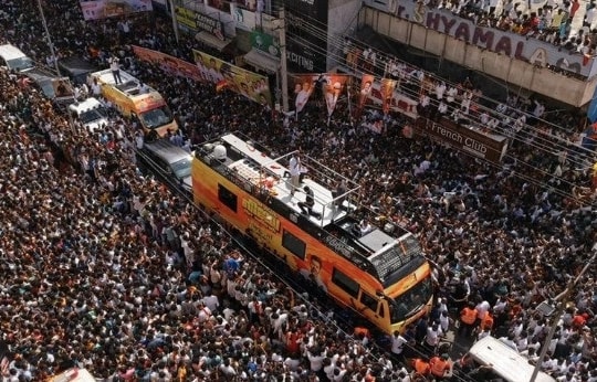 Thảm kịch giẫm đạp ở miền nam Ấn Độ khiến hàng chục người thiệt mạng