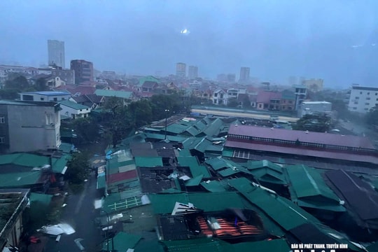 Bão số 10 gây thiệt hại nặng nề sau nhiều giờ càn quét ở Nghệ An