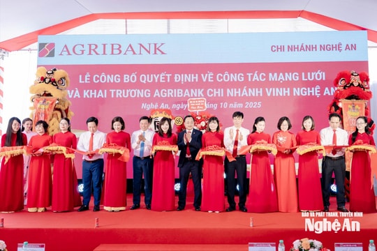 Khai trương hoạt động Agribank Chi nhánh Vinh Nghệ An