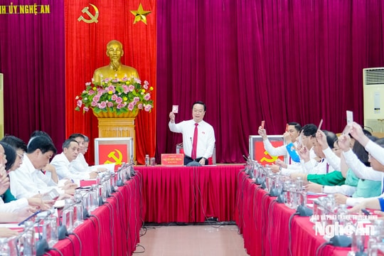 Hội nghị lần thứ I, Ban Chấp hành Đảng bộ tỉnh Nghệ An khóa XX, nhiệm kỳ 2025 - 2030