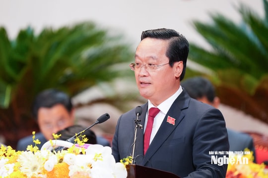 Khơi dậy mọi tiềm năng, thế mạnh, quyết tâm đổi mới mạnh mẽ, đưa Nghệ An phát triển lên tầm cao mới