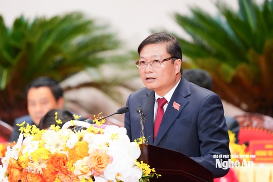 TÓM TẮT BÁO CÁO CHÍNH TRỊ ĐẠI HỘI ĐẠI BIỂU ĐẢNG BỘ TỈNH NGHỆ AN LẦN THỨ XX