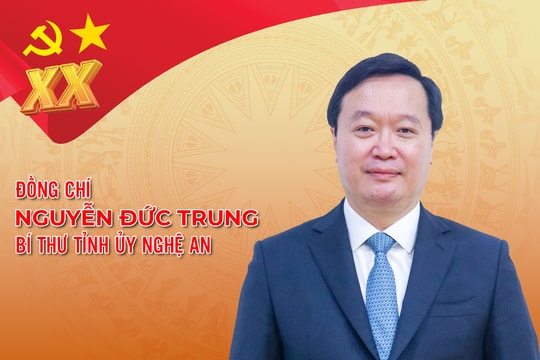 Infographic: Chân dung Đồng chí Nguyễn Đức Trung - Bí thư Tỉnh uỷ Nghệ An