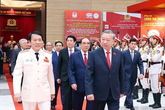 Tổng Bí thư Tô Lâm dự Đại hội đại biểu Đảng bộ Công an Trung ương