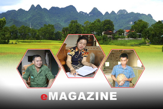 Những "đầu tàu" gương mẫu của bản làng