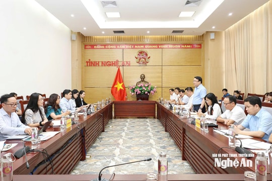 Bộ Ngoại giao làm việc với tỉnh Nghệ An về hội nhập và đối ngoại địa phương