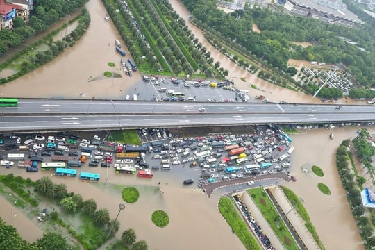 Danh sách các điểm ngập tại Hà Nội sáng 7/10