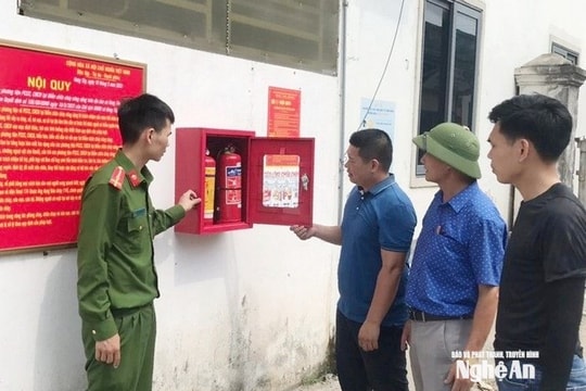 Nghệ An: Phát huy tổ liên gia trong phòng cháy, chữa cháy