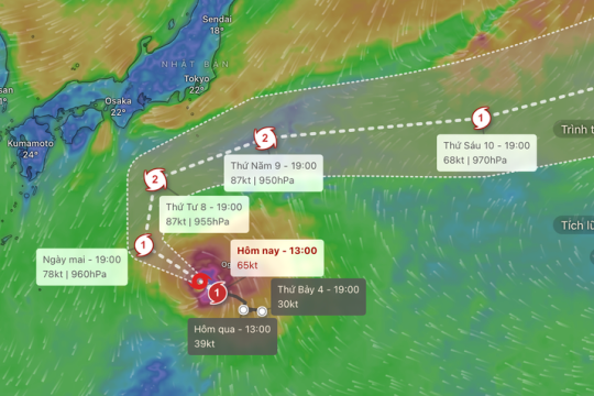 Bão số 12 chưa xuất hiện, bão Hạ Long không vào Biển Đông