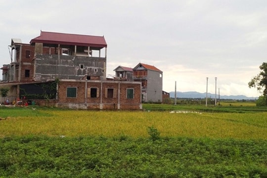 Xây nhà trên đất nông nghiệp trước ngày 1/7/2004 sẽ không bị phạt?