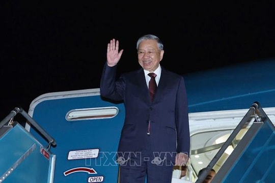 Tổng Bí thư Tô Lâm lên đường thăm cấp Nhà nước tới Triều Tiên