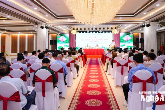 Nghệ An họp báo thông tin tình hình kinh tế - xã hội quý III năm 2025