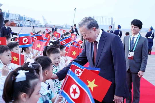 Tổng Bí thư Tô Lâm đến Bình Nhưỡng, bắt đầu thăm cấp Nhà nước tới Triều Tiên