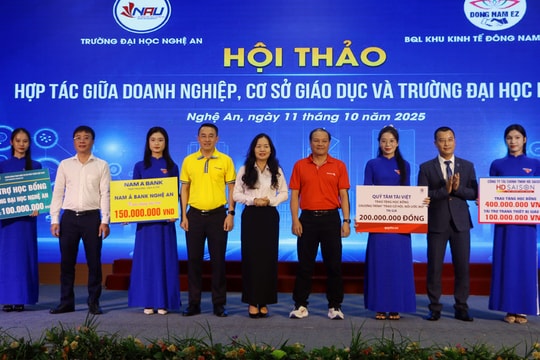 Hội thảo hợp tác giữa doanh nghiệp và cơ sở giáo dục tại Nghệ An