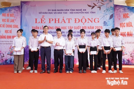 Nghệ An phát động 'Tuần lễ học tập suốt đời' năm 2025