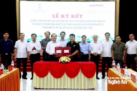 Nâng cao năng lực chuyển đổi số trong khu vực kinh tế tập thể Nghệ An