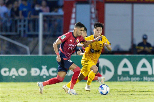 Những con số thống kê cặp đấu Sông Lam Nghệ An và Công an Hà Nội
