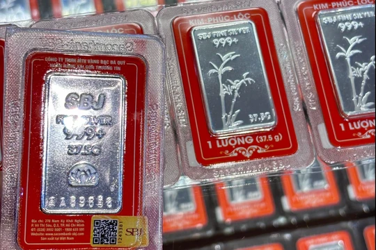 Giá bạc hôm nay 15/10/2025: Giảm nhẹ sau khi tăng quá nhanh