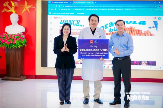 Bộ Y tế tổ chức tư vấn sức khoẻ và hỗ trợ người dân Nghệ An bị ảnh hưởng bởi mưa bão