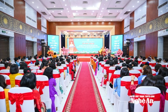 Tỉnh Nghệ An tổ chức kỷ niệm 95 năm Ngày thành lập Hội Liên hiệp phụ nữ Việt Nam