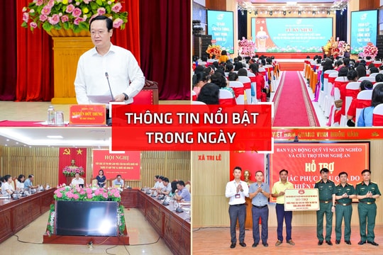 Nghệ An: Thông tin nổi bật ngày 16/10