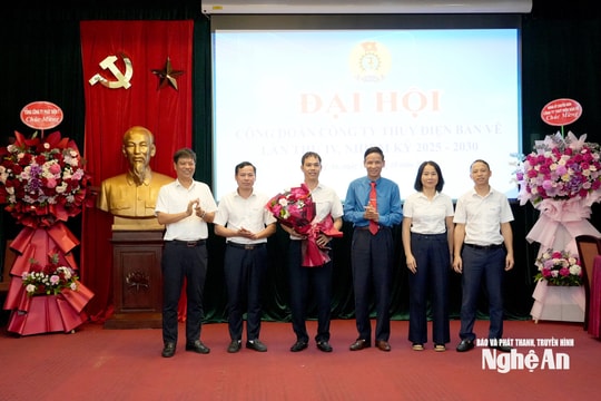 Công đoàn Công ty Thủy điện Bản Vẽ tổ chức thành công Đại hội khóa IV, nhiệm kỳ 2025-2030