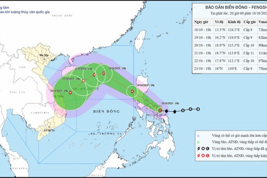 TIN BÃO GẦN BIỂN ĐÔNG (cơn bão FENGSHEN)