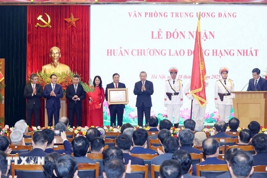 Tổng Bí thư Tô Lâm: Văn phòng Trung ương Đảng cần đóng vai “nhạc trưởng”