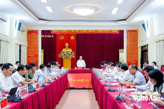 Hoạt động nổi bật của Thường trực Tỉnh ủy trong tuần (từ 13/10 - 19/10)