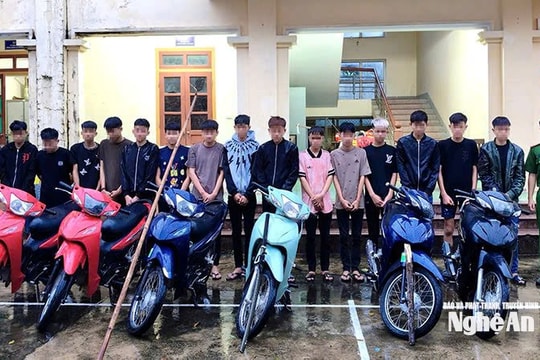 Khởi tố 25 đối tượng gây rối trật tự công cộng ở xã Tam Hợp