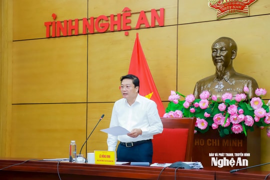 Nghệ An cam kết đảm bảo tiến độ giải phóng mặt bằng Dự án Đường sắt tốc độ cao Bắc - Nam