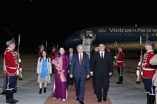 Tổng Bí thư Tô Lâm và Phu nhân bắt đầu thăm Bulgaria