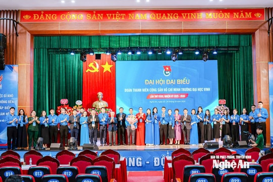Đại hội Đoàn Trường Đại học Vinh lần thứ XXXII nhiệm kỳ 2025 - 2030