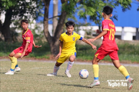 Sông Lam Nghệ An I mang theo kỳ vọng lớn ở giải U15 Quốc gia 2026