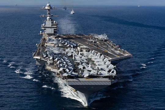 Hoạt động quân sự của Mỹ chuyển giai đoạn mới khi siêu tàu sân bay USS Ford tới Caribe