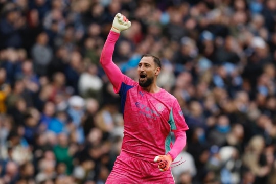 Donnarumma giúp Man City sạch lưới 5/8 trận Premier League
