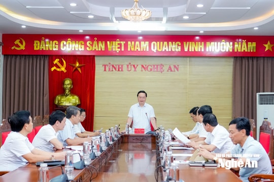 Hoạt động của Thường trực Tỉnh ủy trong tuần (từ 20/10-26/10)