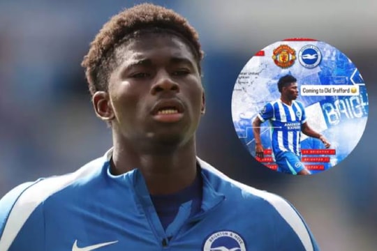 Carlos Baleba bị chỉ trích sau trận Brighton thua MU