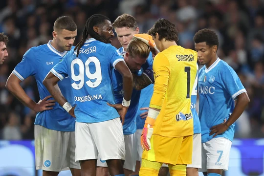 Napoli hạ Inter 3-1: De Bruyne mở tỷ số, McTominay tỏa sáng