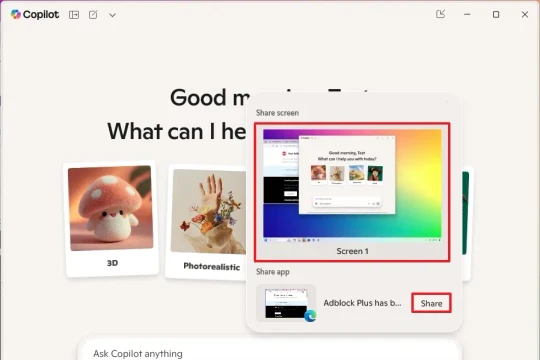 Copilot Vision: Trợ lý AI trên Windows 11 đã có thể 'nhìn' màn hình