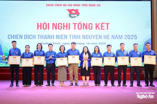 Hơn 700 công trình, phần việc được triển khai trong Chiến dịch Thanh niên tình nguyện Hè 2025 tại Nghệ An