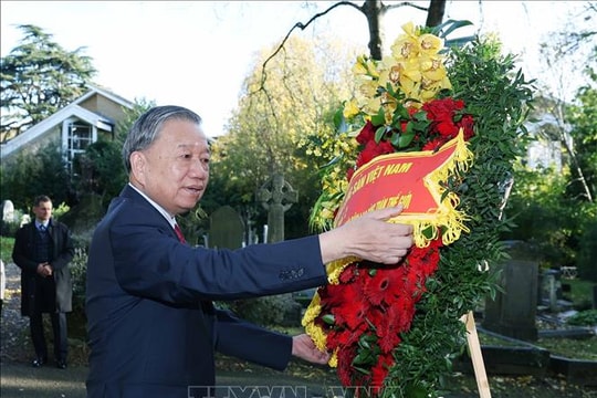 Tổng Bí thư Tô Lâm viếng Karl Marx - Lãnh tụ của giai cấp vô sản